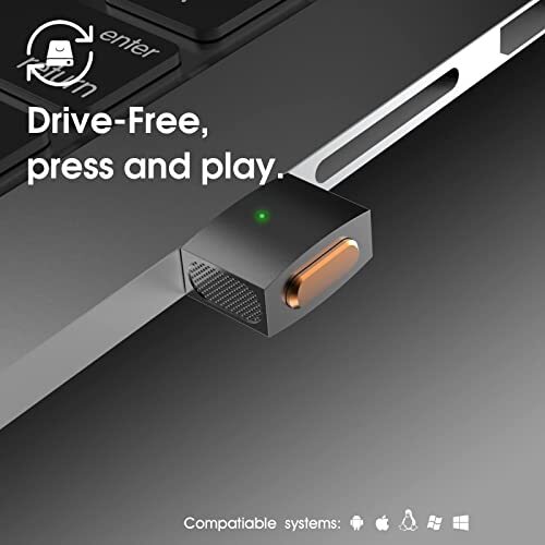Mouse Jiggler Undetachable USB Mouse Mover with ON/OFF Switch Button