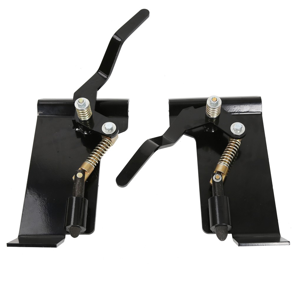 Conversion Adapter Latch Box & 1/2" Mount Plate for Skid Steer Quick Tach Attach