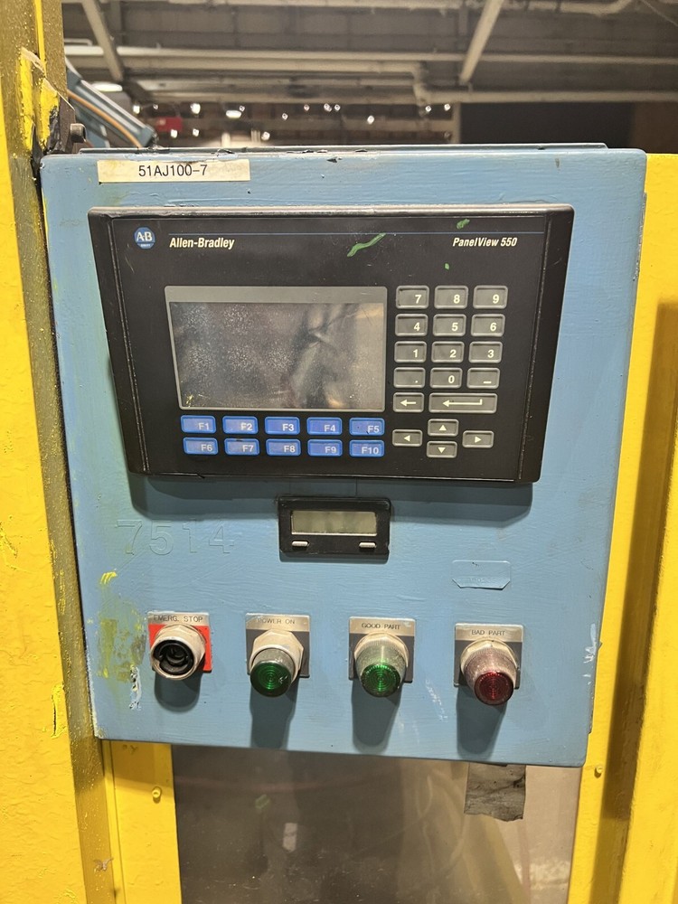 1 Ton Hydraulic Press • Custom Industrial Assembly Press, AB PanelView 550