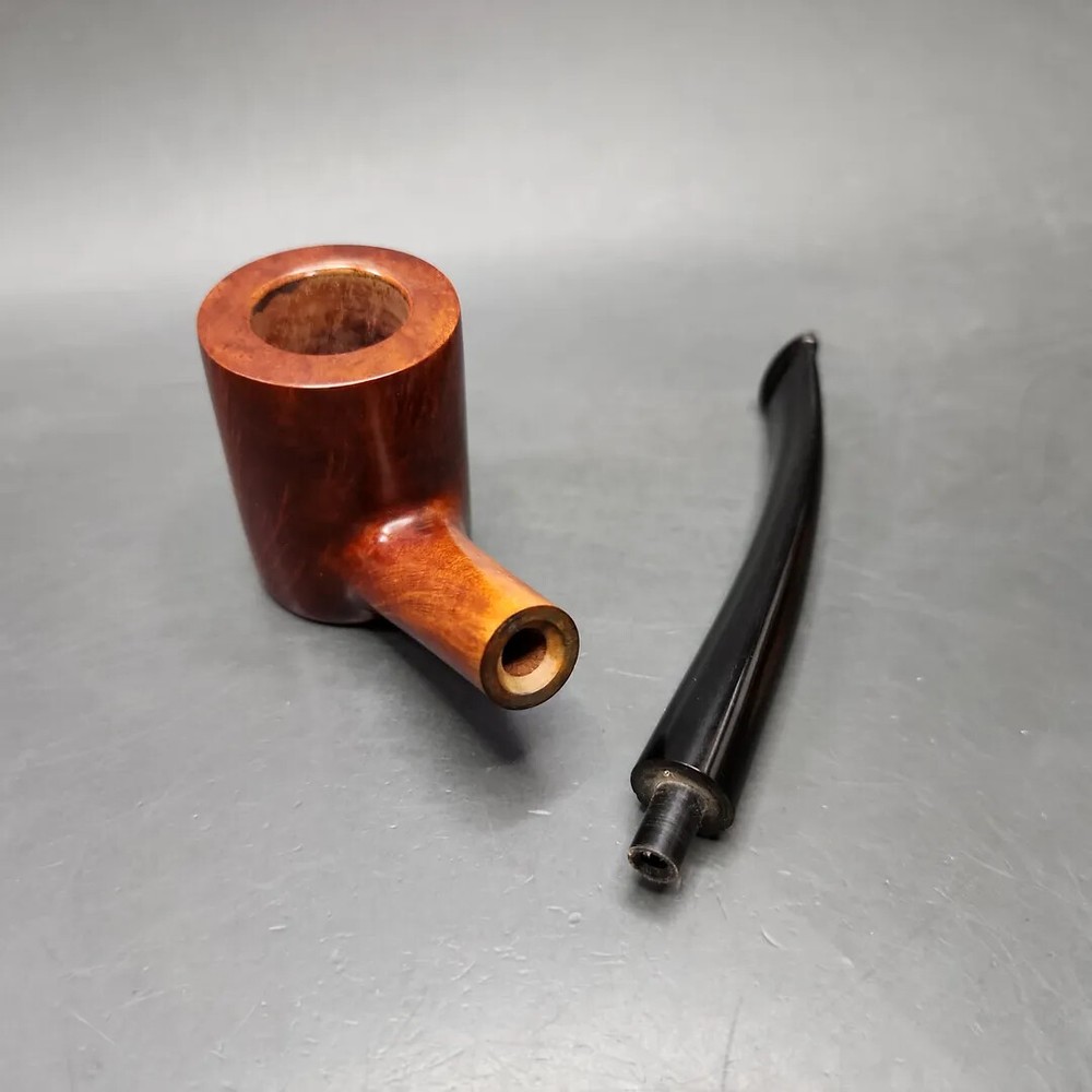 Dave Neeb Smooth Cherrywood Handmade Briar Pipe, New