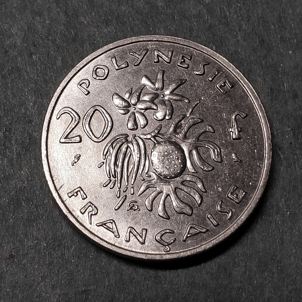 French Polynesia - 1969 - 20 Francs Coin