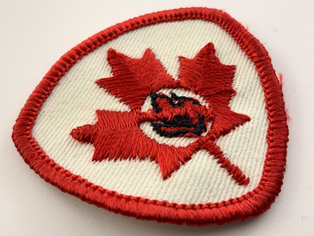 Vintage Canadian Fire Safety Patch II084