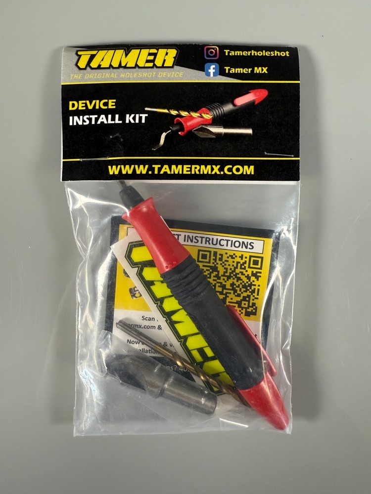 Tamer Front Holeshot Start Device Button Installation Kit Deburr Install Kit