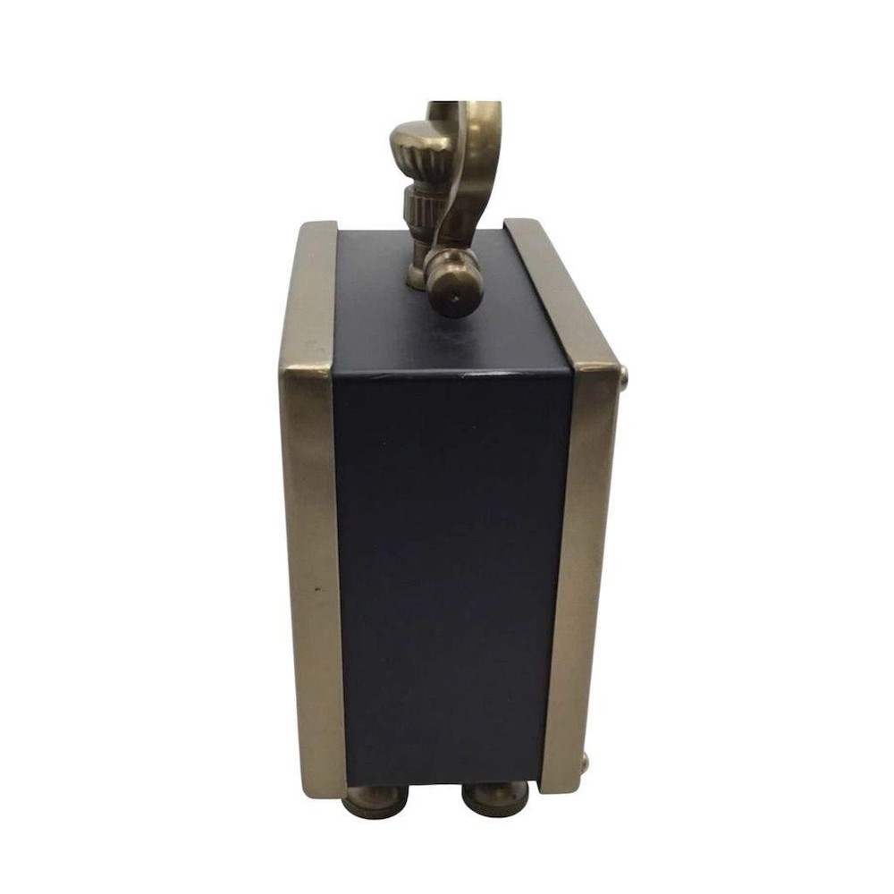 Mclaughlin & Scott White Square Mantel Clock with Roman Numerals