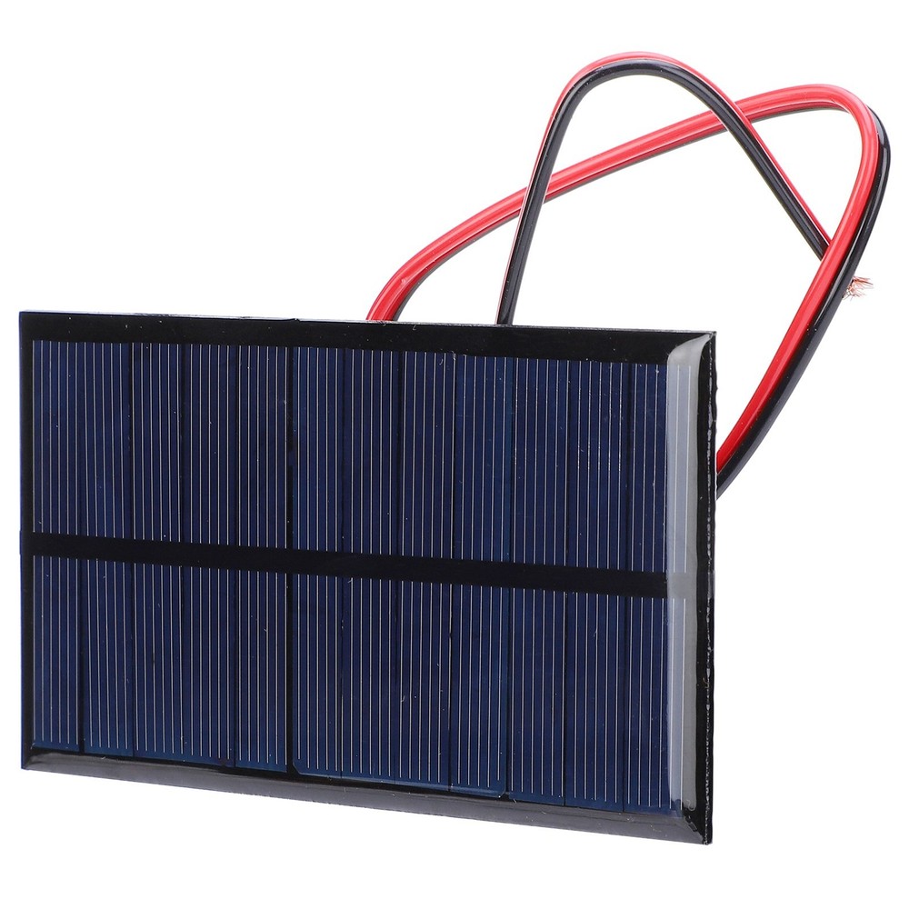 3pcs DC 6V 1W Solar Panel Cell Power Module Solar Panel With 30cm Cable