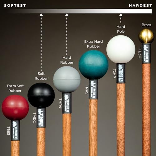 Timber Drum Co. Percussion Mallet Bundle — U.S.A. ASSEMBLED — Sticks 3 Pair Set