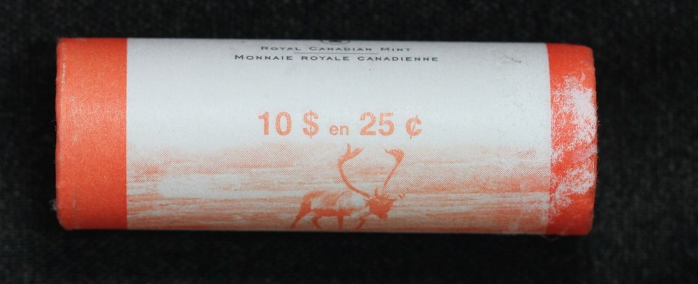 2005 Canada 25 Cent Original RCM Wrapped Roll 39NE
