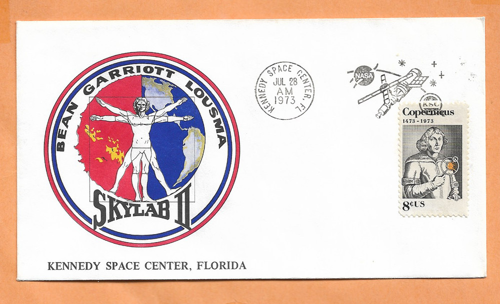 SKYLAB 3 LAUNCH JUL 28,1973 KSC  SPACE COVER ***