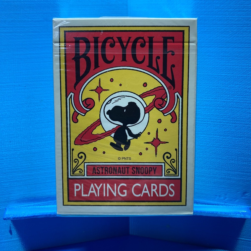 Bicycle Astronaut Snoopy Playing Card Deck~Free Shipping