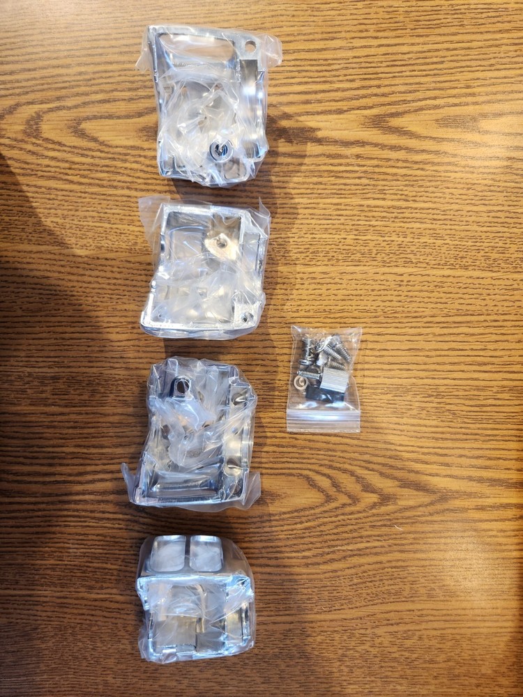 HARLEY DAVIDSON CHROME SWITCH HOUSINGS-FREE SHIPPING!