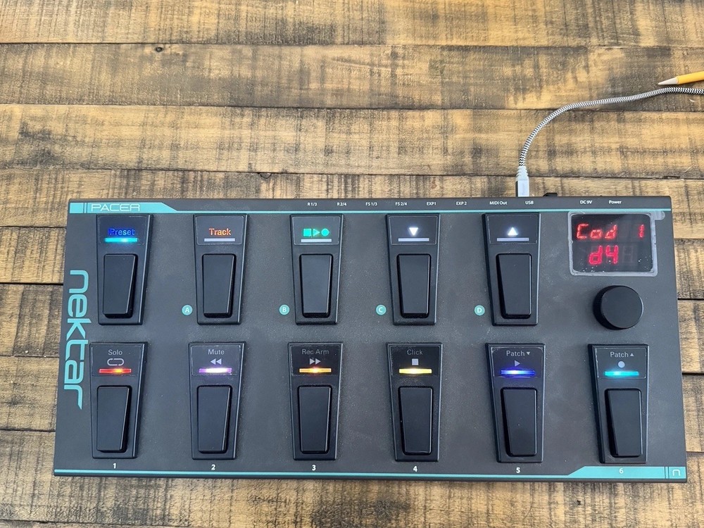 Nektar Pacer MIDI USB DAW Footswitch Controller Pedal
