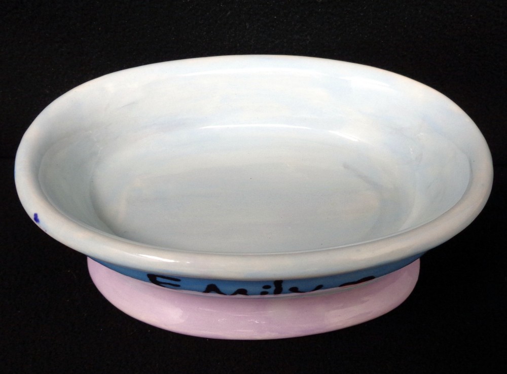 'Emily' Ceramic Oval Catch-All / Soap Dish