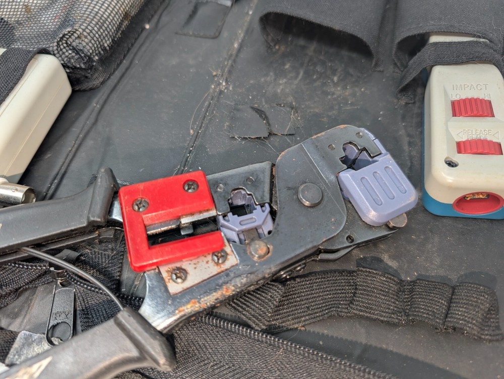 Lan Tester Tool Kit W/ Crimpers Cutters & Remote Cable Tester