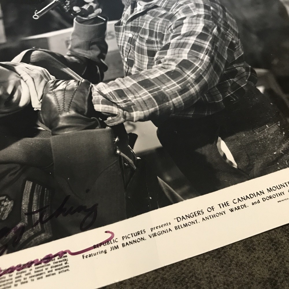 Jim Bannon Autographed 8x10