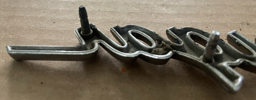 Vintage 1970's Mercury COUGAR Car Automobile Script Emblem #25
