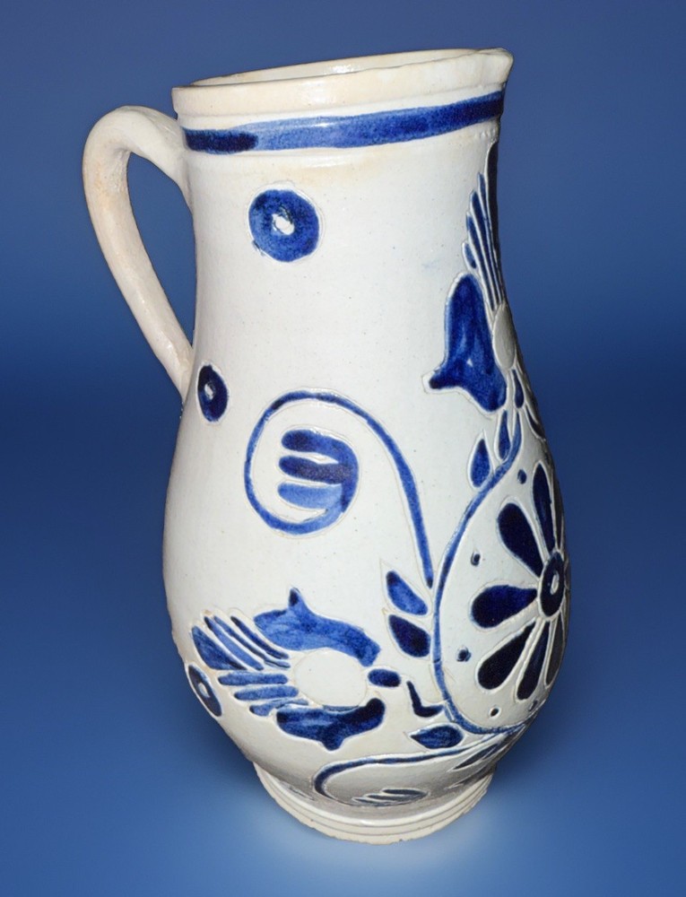 Pitcher Pottery Williamsburg Restoratic 8"  Ceramic Handle Spout (350)