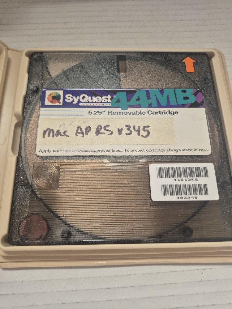 12 Vintage Computer 5.25" Removable Hard Disk Cartridge Datacart UNTESTED