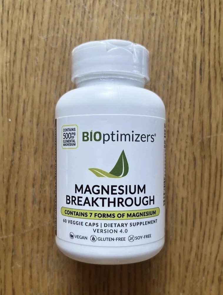 Bioptimizers Magnesium Breakthrough all 7 essential forms, 60 capsules