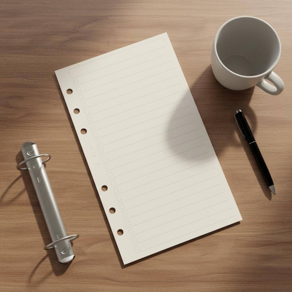 80 Sheets Binder Refill Paper Multiple Formats Available Lined Filler Paper