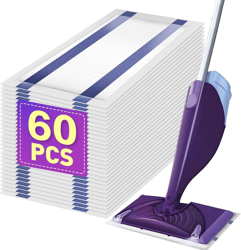 Mopping Pad Refill Compatible with Wet Jet Mop, Disposable Multi Surface