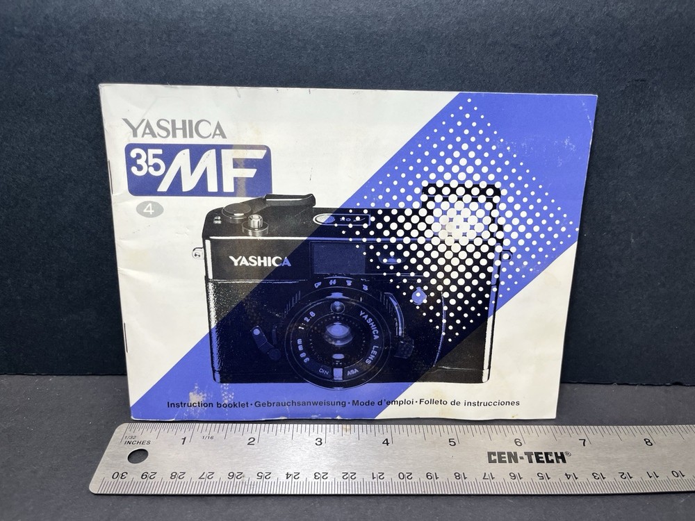 Yashica 35MF Camera Instruction Manual Booket
