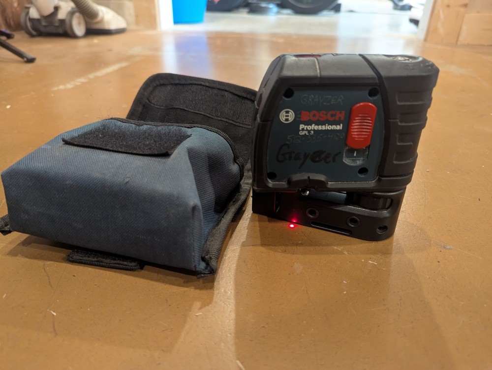 Bosch GPL3 Three-Point Self-Leveling Alignment Professional Point Laser w/ Case