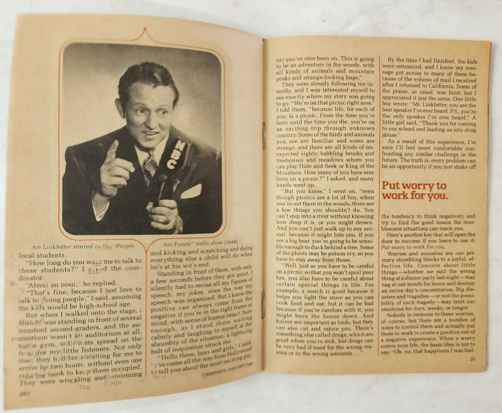 GUIDEPOSTS Magazine January 1980 - Hand SIGNED / Autographed by BOB HOPE !!