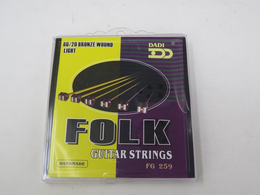 80/20 Bronze Wound Light Folk Guitar Strings FG259