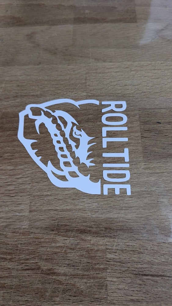 Alabama Crimson Tide vinyl decal