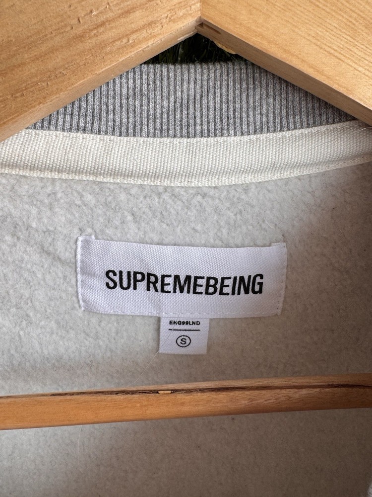 Mens SupremeBeing “Institution” Grey Pullover Jumper Size Small
