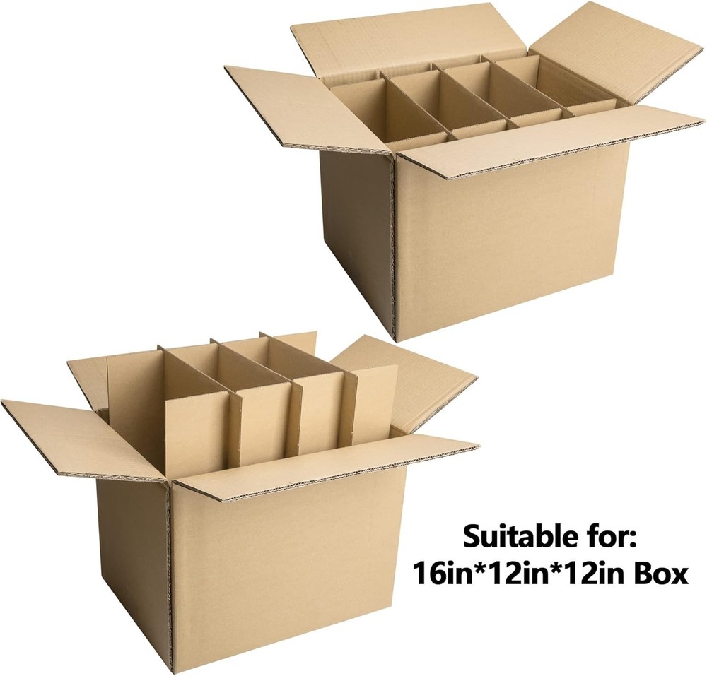 4 Sets Dish Packing Kit,Glass Dividers for Moving Boxes,Kitchen Dish Pack Kit...