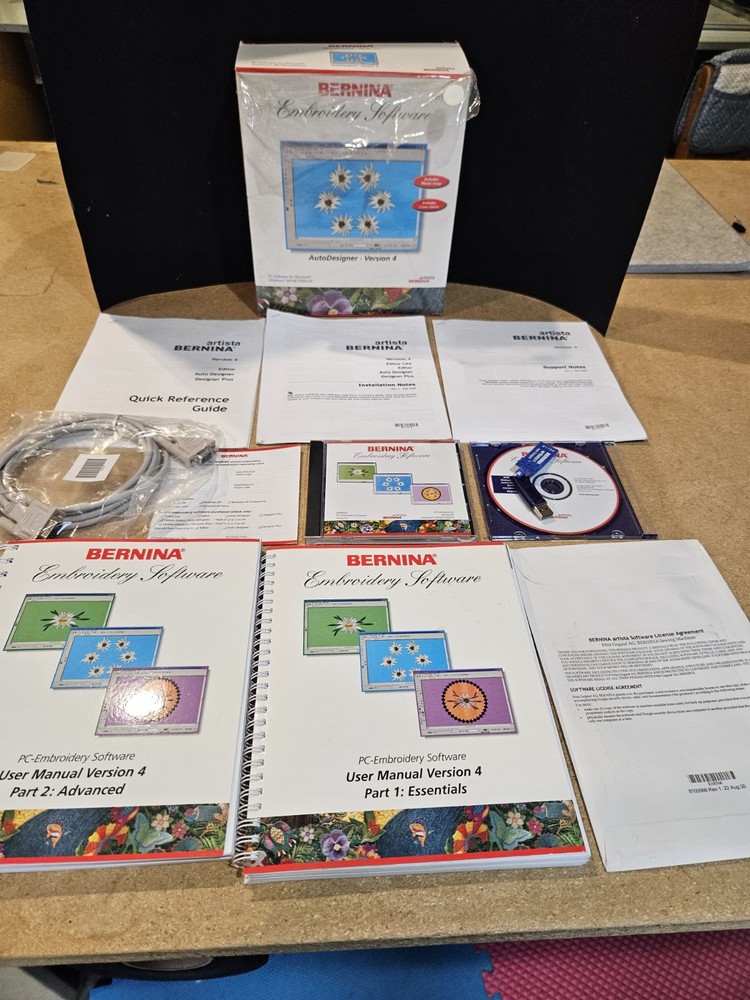 Bernina embroidery Software Auto-Designer Verson 4 Never Used