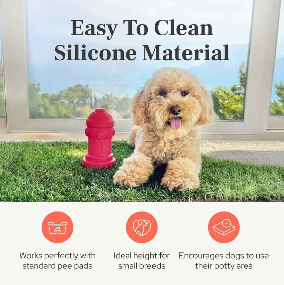Small Dog Fire Hydrant 4x7 Inches - Perfect Potty Training Solution for Pets
