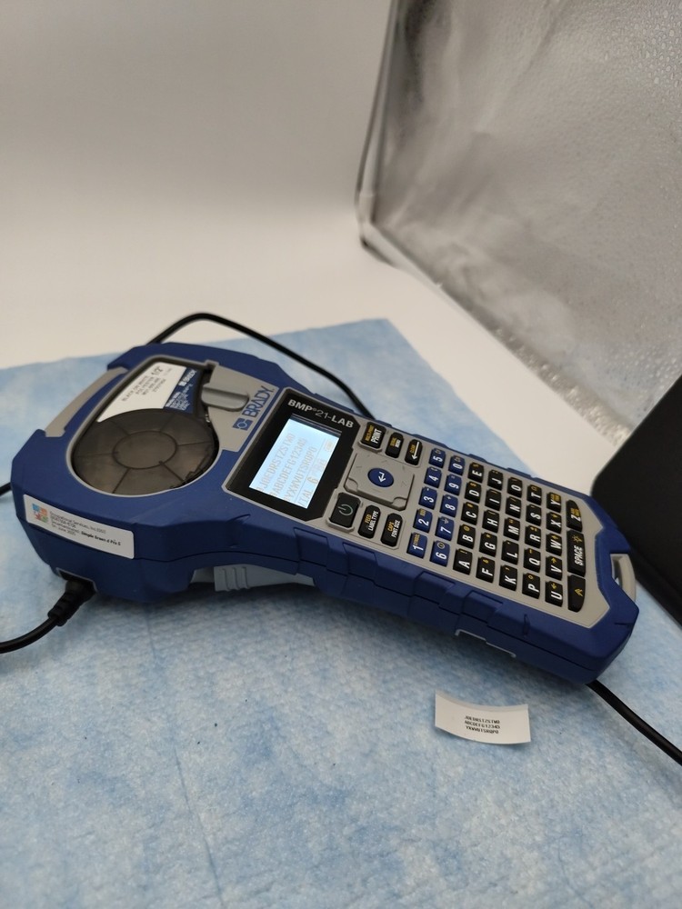 BMP 21 lab label printer Working Tested