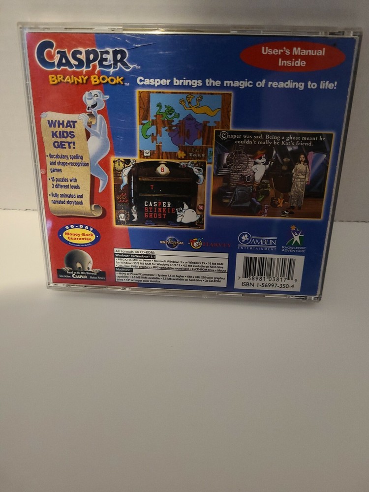 Casper Brainy Book PC/MAC CD ROM B488