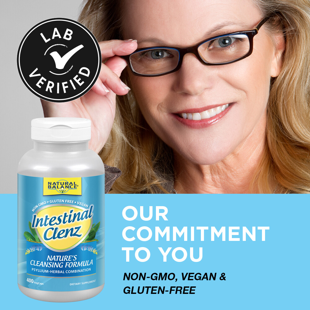 Natural Balance Intestinal Clenz | 400 VegCaps, 80 Serv.
