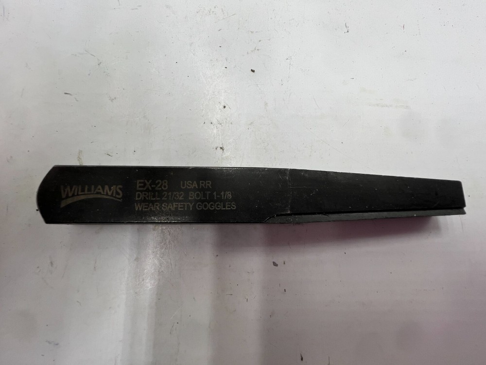 Williams Straight Fluted Screw Extractor Drill 21/32 EX-28 Black