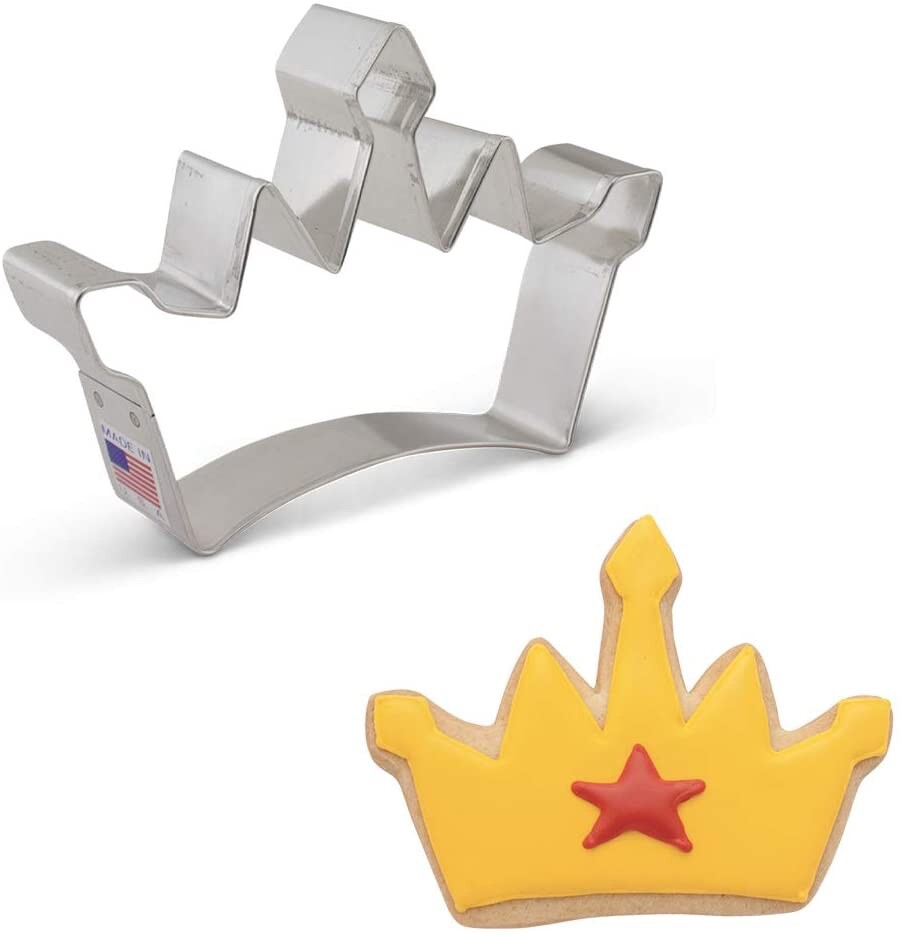 Crown & Mustache Cookie Cutter Bundle