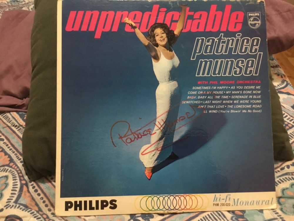 PATRICE MUNSEL SIGNED ALBUM “ UNPREDICTABLE “/DIED 2016
