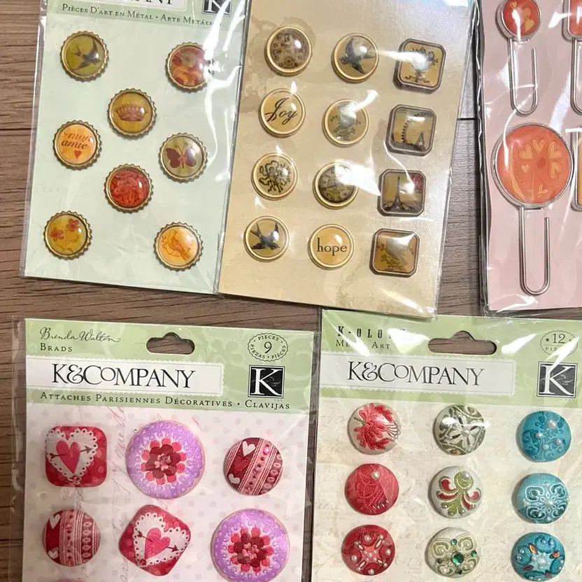 Stamp Art Decorative Brad - Scrapbooking & Paper Craft Accessory