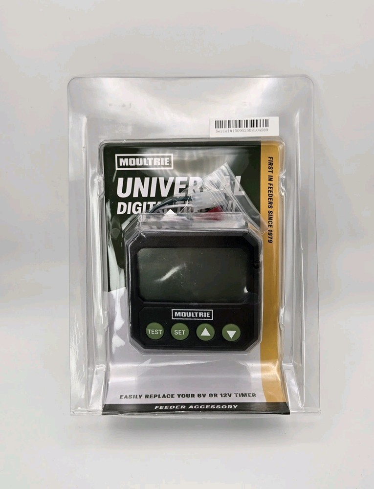 Moultrie Universal Digital Timer III Deer Feeder Timer, Bluetooth, 10 Feeds