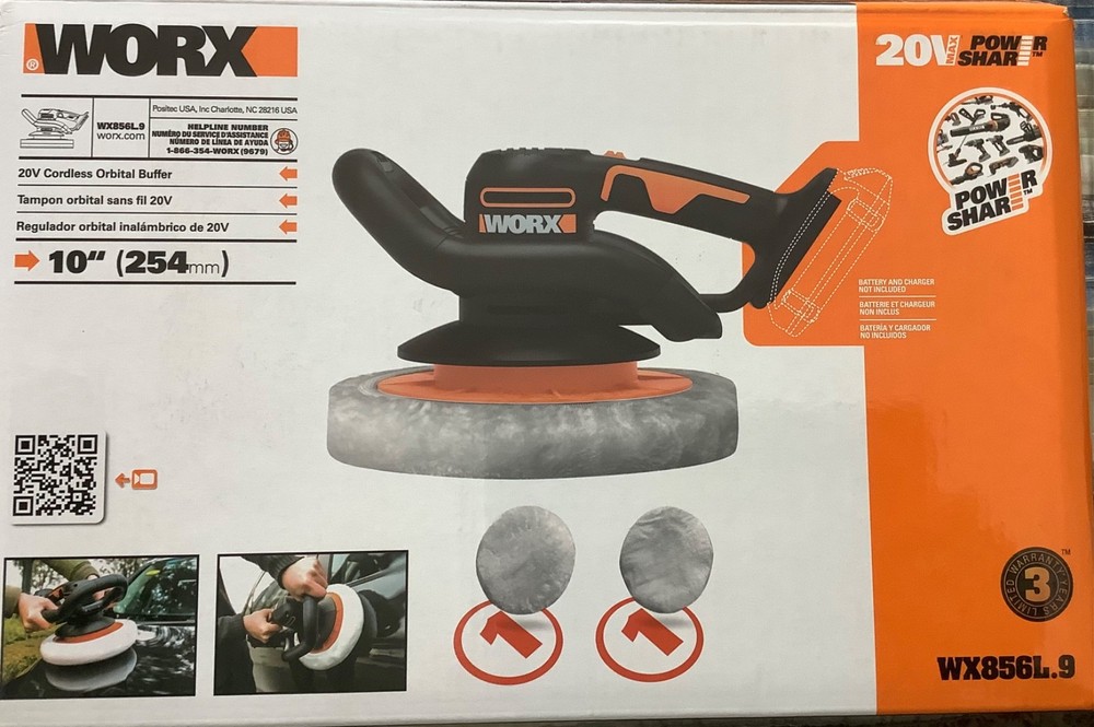 20V Power Share Cordless 10" Polisher / Buffer - Tool Only