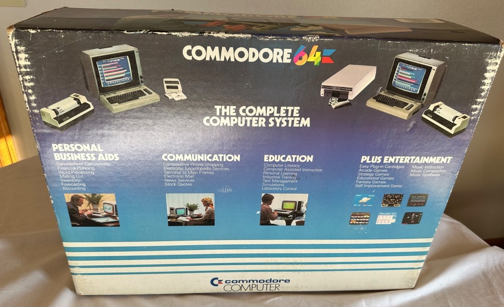 Commodore 64 Personal Computer W/ Original Box - POWERS ON