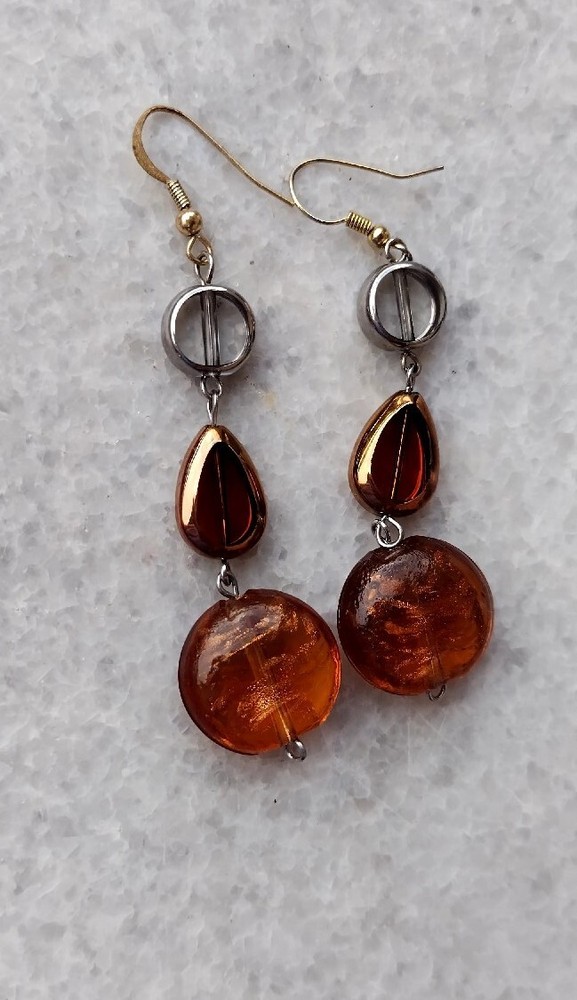 Beautiful glass earrings