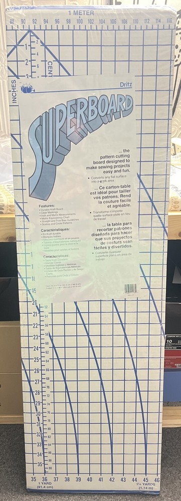 NEW Dritz Superboard Durable Kraft Board 40”x72”  Sewing Pattern Cutting