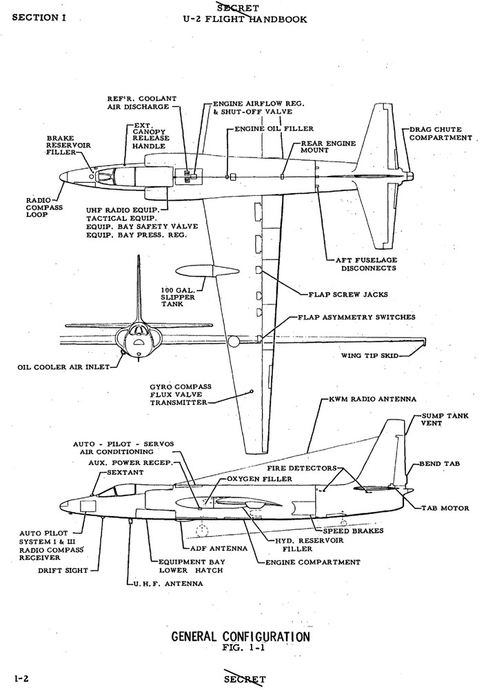 295 Page Lockheed CIA 1959 U-2 U-2C U-2F U2 Plane Flight Utility Handbook on CD