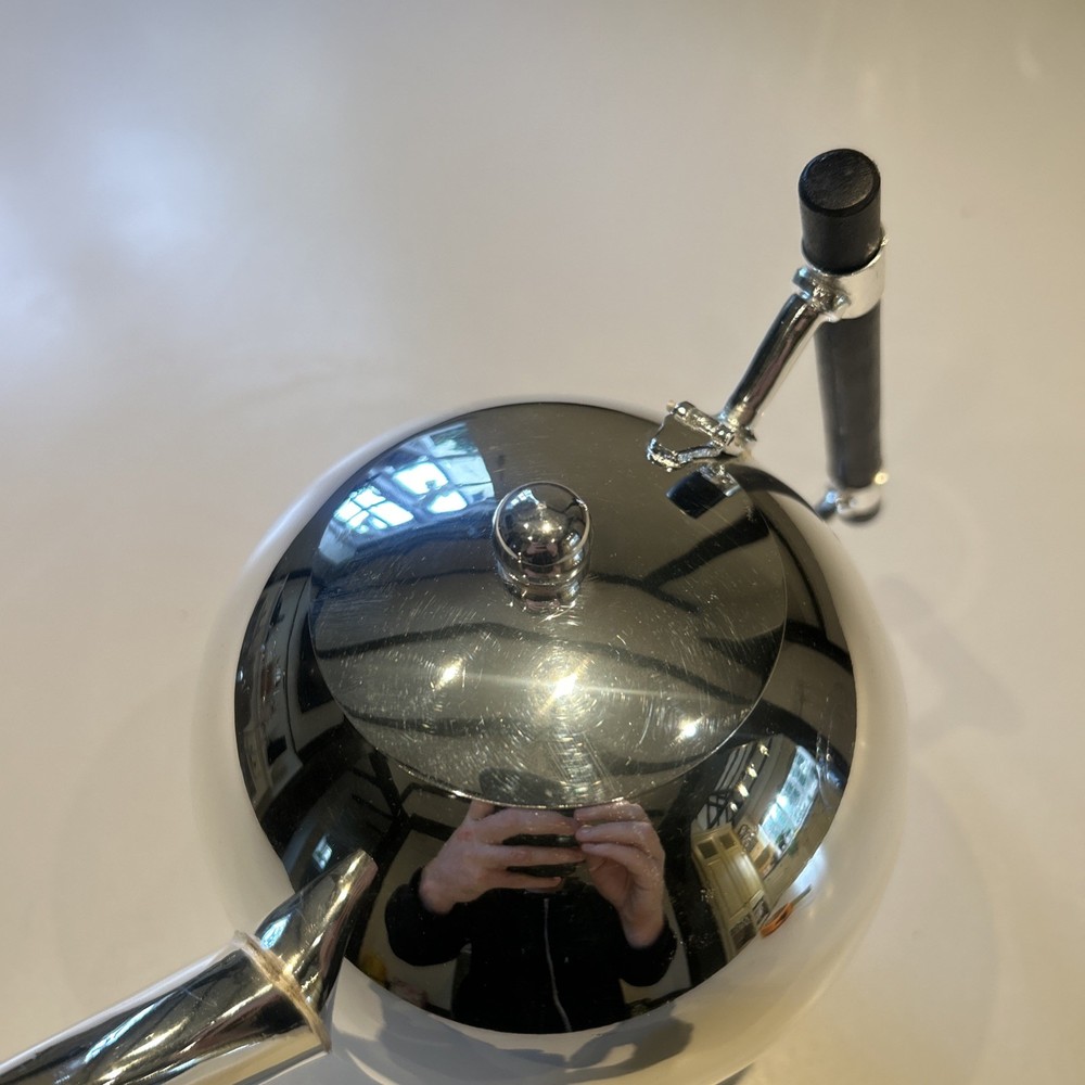 Silver Plated Art Deco Christopher Dresser Style Spherical Shape Large