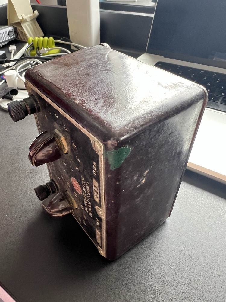 Bakelite Vintage CDE Cornell Dubilier Electronics CDB-5 Decade Capacitor