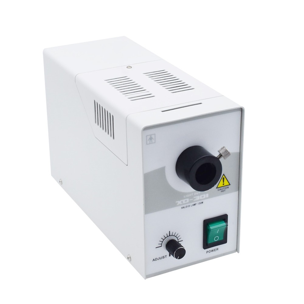 150W Single Hole Halogen Medical Cold Light Source for Microscope Endoscope ENT
