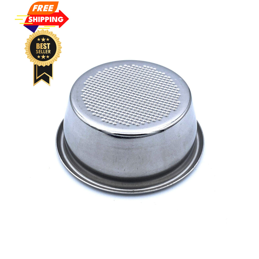 54mm 2 Cup Single Wall Filter Basket - - 2 Cup, Silver